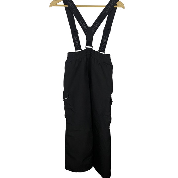 Gerry Ski Snow Bib Pants Black Insulated Waterproof Youth Size M 10-12 - Picture 15 of 16